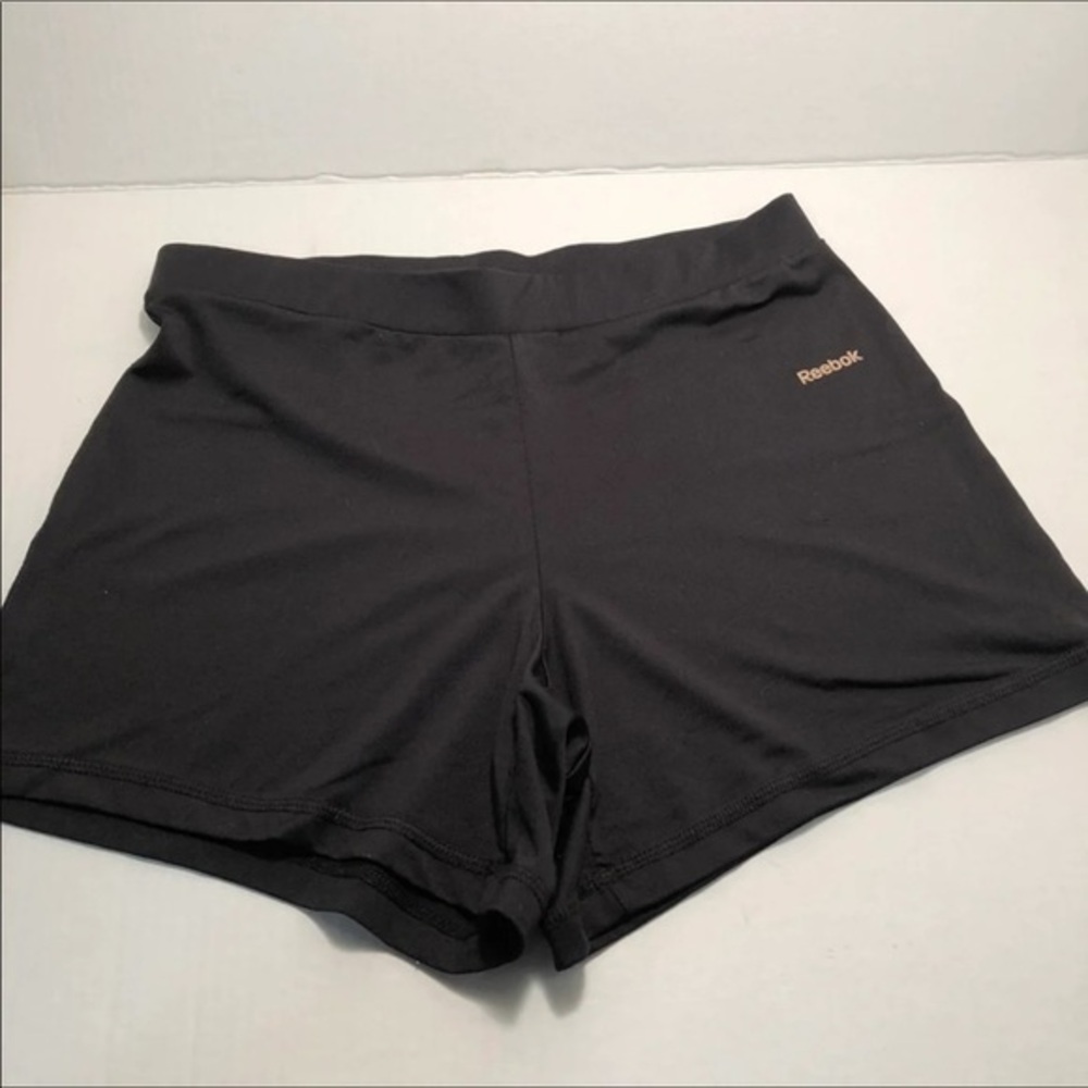 Reebok Shorts Women’s Size Small Black Pull On Polyester Spandex Stretch